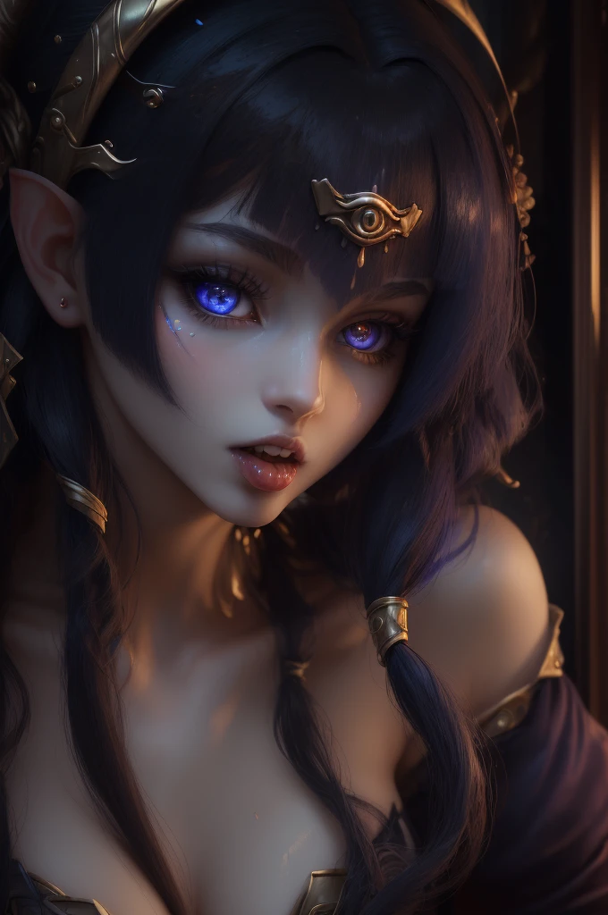 Vampire Girl , Masterpiece, ,(独奏:1.1), a perfect face, (vivid lighting:1.2),beautiful detail eyes, extremely detailed face, perfect  lighting,Masterpiece, Best Quality, 1girl, pale skin, hairlong, 20years old , red eyes, fangs, A glass of blood in his hand, Complex hairstyle, vampire fangs, open mouth, sharp teeth, vampire fangs, in full height , seductive position,celestial goddess, Goddess of galaxies, Cosmic Goddess, He has a gentle and beautiful face, elf Angel,1Girl Elf, 1boy, 独奏, -face, Woman sucking a huge thick,Big dick,Licks in the first person, looking a viewer, facial focus,(8K, beste-Qualit: 1.2), (tmasterpiece: 1.37), (photo, photorealestic:1.37), (extra high resolution,insanely detailedRealistic eyes, beautiful detail eyes, (Realistic skin,1 girl,1 boy, suck,lick big dick