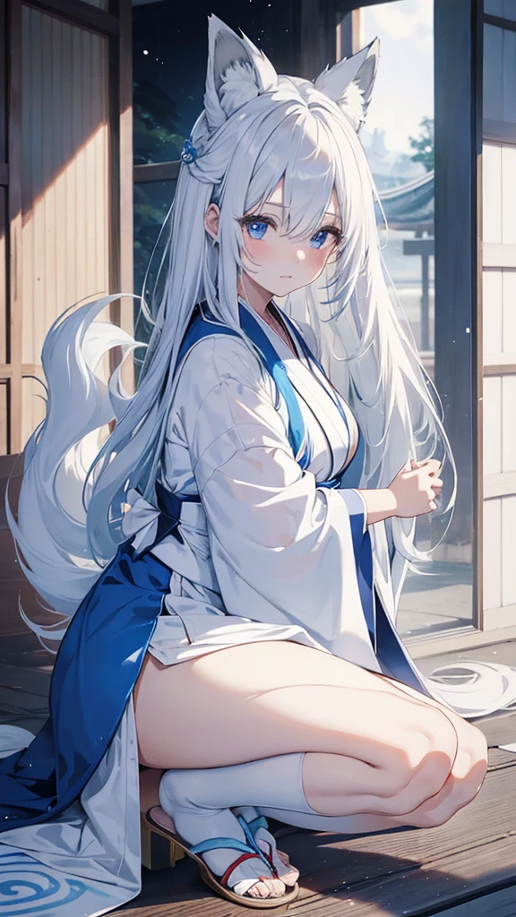 (best quality, masterpiece), 1 girl, centaur, It takes, White skin, Japanese  , exposing the abdomen,belly button t-shirt, beautiful girl perfect wolf photo, perfect wolf photo