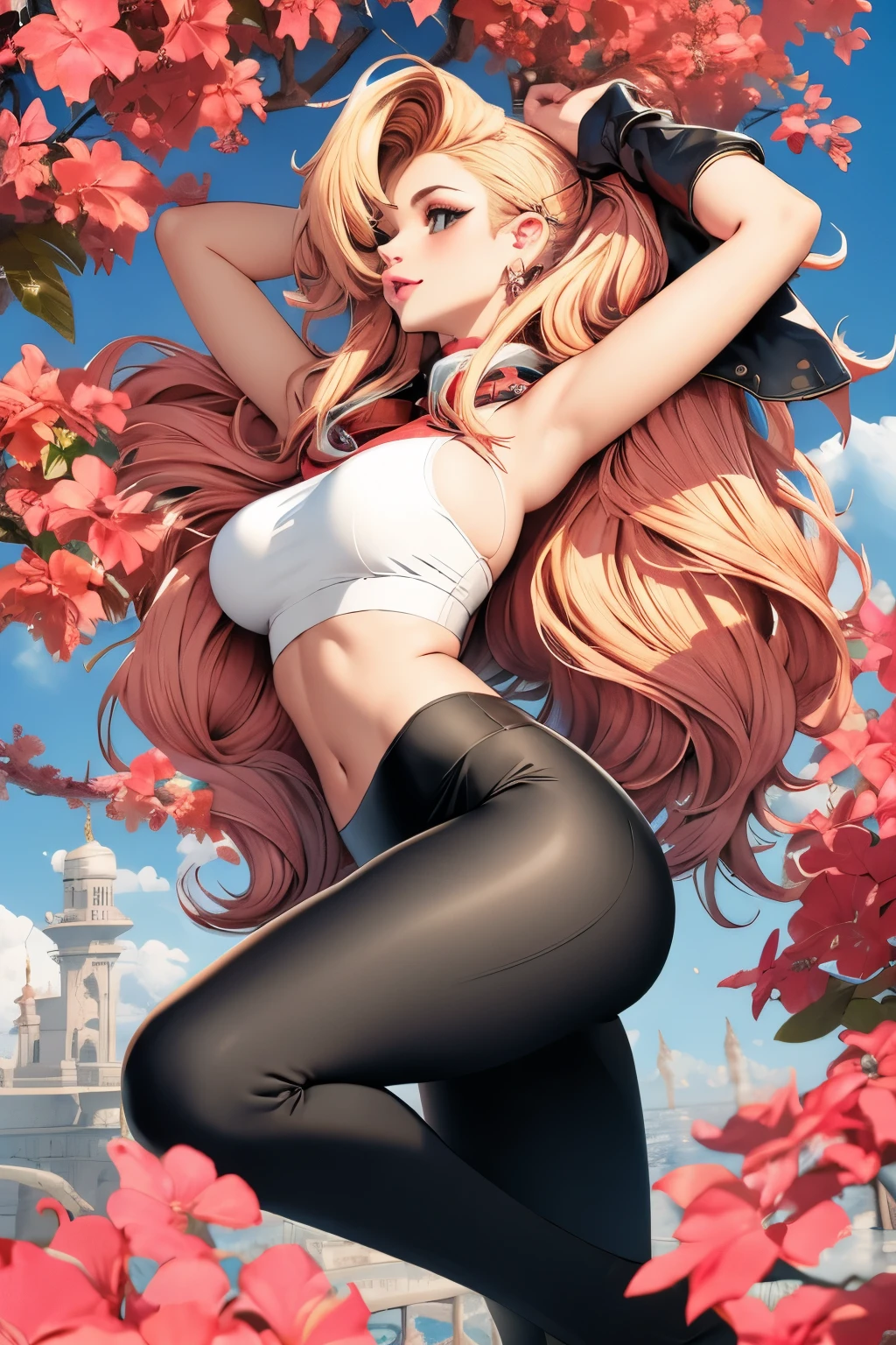 Succubus,Big ,yoga pants,blond