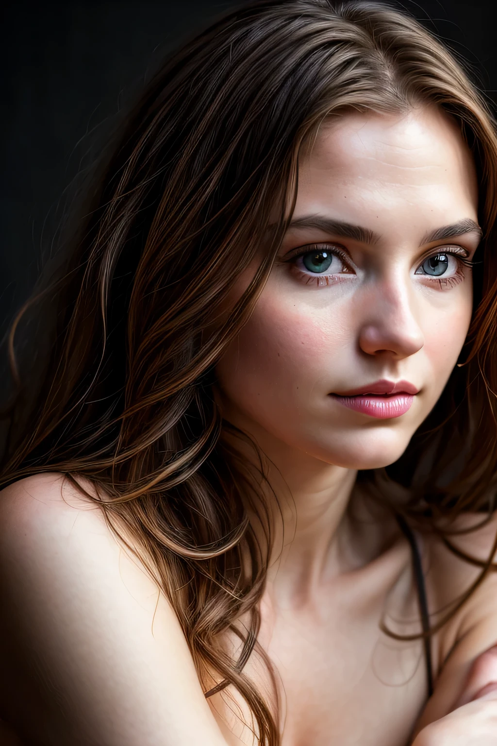 ((julie zenatti)), portrait photography, ((20-year-old)) woman, highest quality, portrait, movie, professional photos, (rich colors),  (Natural light), surreal, realistic texture, Super detailed、masterpiece、highest quality、ultra high resolution, sexy