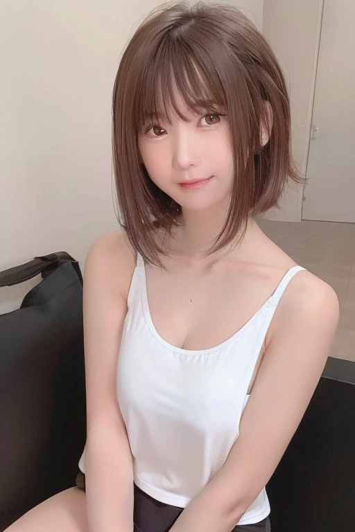Highest quality, (realism: 1.4), single Japanese girl, alone, (shy, smile: 1.1), brown eyes, detailed beautiful face, noondle hair, walking in soft light, portrait (1.4), RAW photo, ultra high resolution, (from before) - charcoal sketch of a Japanese girl in a casual T-shirt, wearing a swimsuit, sitting on a bench, deeply focused on her own thoughts, with a cute and demure expression. The sketch is done in intricate details, showcasing the shyness in her smile and the realism of her features, with every curve and contour of her body emphasized under the gentle, diffused