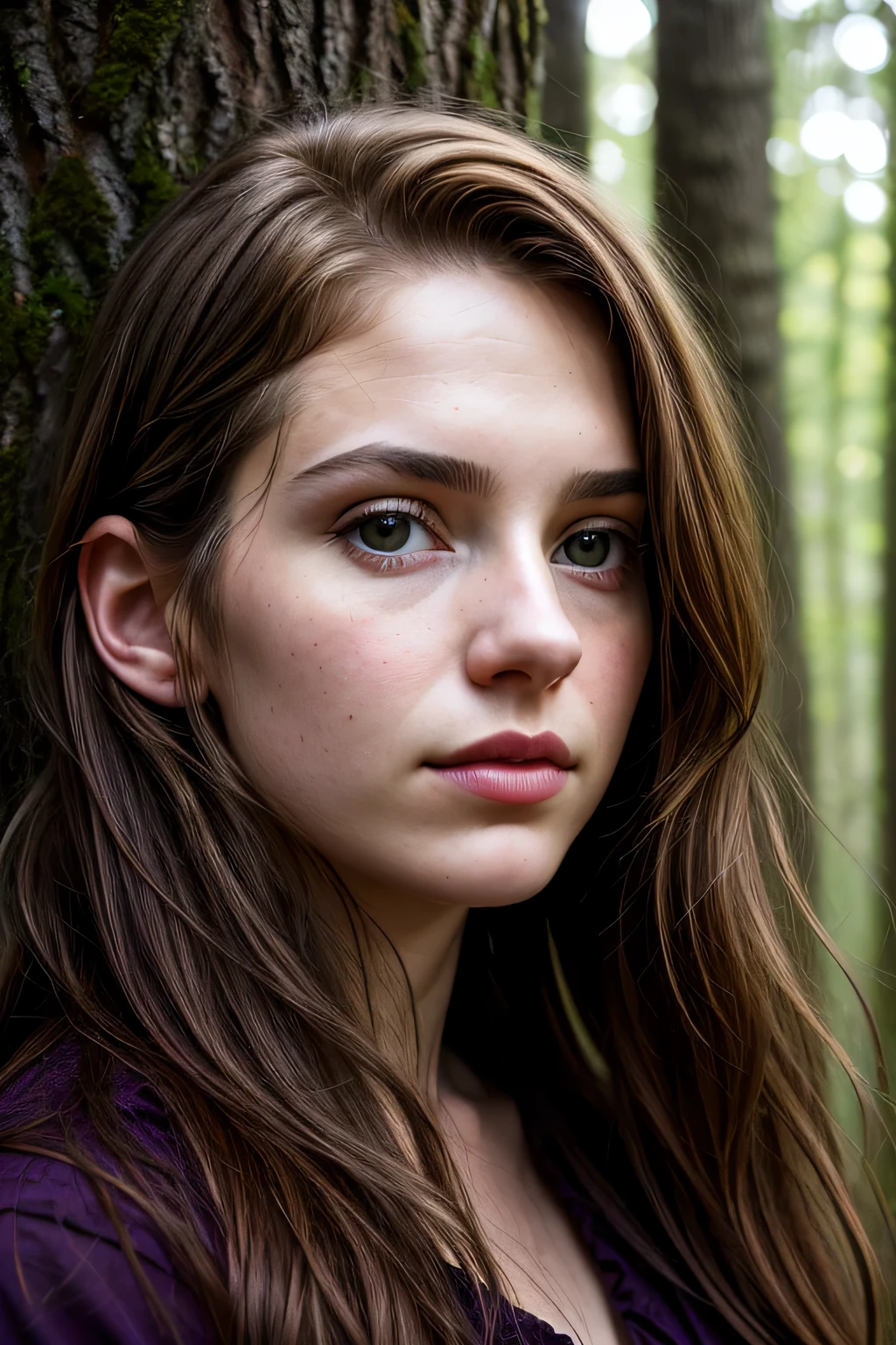 ((julie zenatti)), portrait photography, ((20yr old female)), highest quality, portrait, movie, professional photos, (rich colors), (Natural light), surreal, realistic texture, Super detailed、masterpiece、highest quality、ultra high resolution, sexy, Friends of the Forest