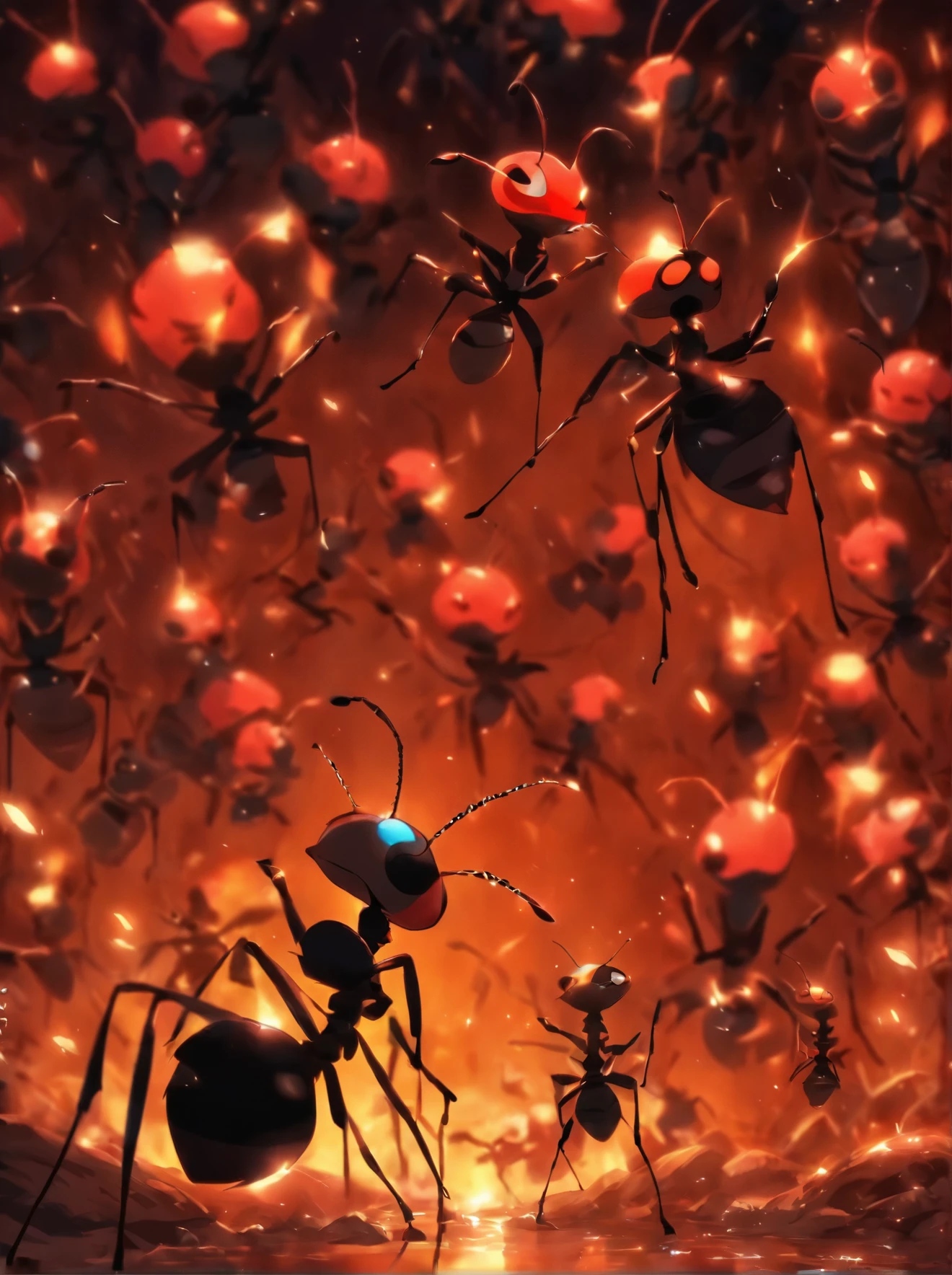the ants will start killing each other