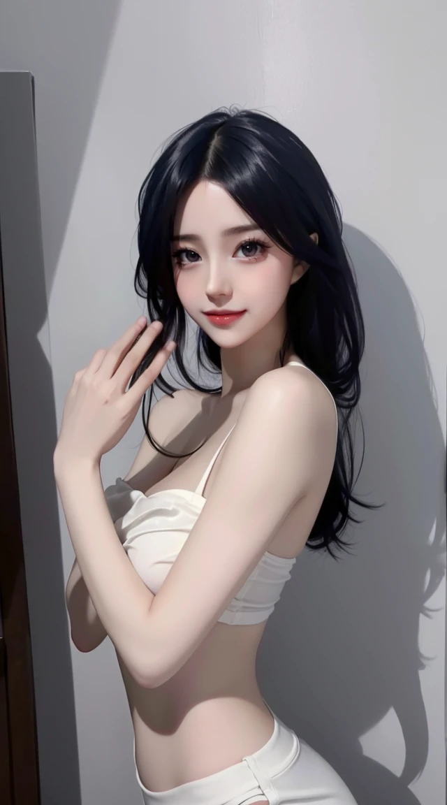 (highest quality), masterpiece, 极其细致的CG8K插painting, high collar, Extremely high collar saturation, All colors become darker, painting, graffiti art, center composition, Highly detailed light and shadow, The face and eyes are very detailed.、((Sucking someone else&#39;s penis:1.5, big breasts:1.4))、((Focus on the woman&#39;s upper body:1.2)), slender body shape:1.1、Gorgeous white skin、(black hair:1.3)、(Completely naked:1.6)、super detailed face、lip details、detailed eye、double eyelid、bright, big, Beautiful eyes that shine like jewels、wide shot, 1 girl, Beautiful and cute 16 year old beautiful girl、beautiful bangs、very beautiful face、Expression of being in heat、eyebrows behind bangs、(((Completely naked)))、textured white skin, 
