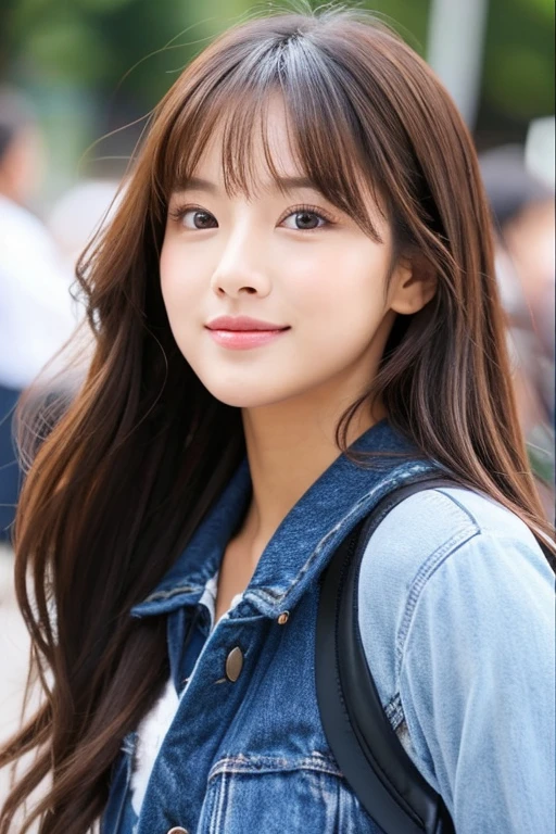 A neat and cute beautiful woman who seems to be liked by men