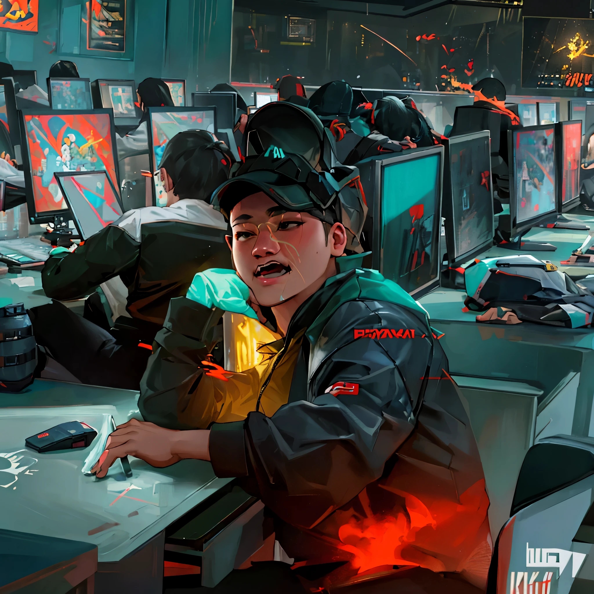 (best quality,4k,highres,masterpiece:1.2),ultra-detailed,(realistic:1.37),Counter-Strike: Global Offensive,gameplay,(anime style:1.1),esports,SWAT team,vibrant colors,dynamic lighting,competitive gaming,immersive environment,action-packed,precise aiming,nail-biting matches,high-tech weapons,team coordination,character customization,exciting maps and locations,explosive encounters,fast-paced gameplay,strategic planning,tense atmosphere,heart-pounding moments,stylized character designs,themed outfits,unique abilities and skills,popular e-sports title,engaging player community,competitive rankings,spectacular visual effects,detailed textures,realistic physics engine,competitive gaming ecosystem.