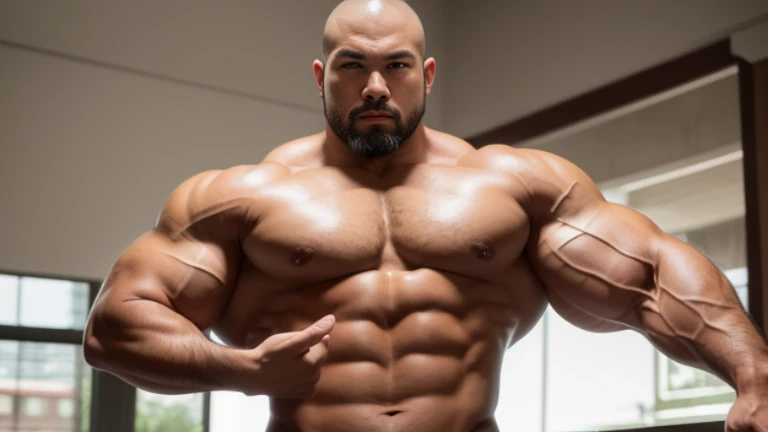 (Highly detailed 8K wallpaper), asian man, muscle worship, fold your arms, On the playground, baseball uniform, high detail, very short hair, skin head, Circular cut, very large and strong body, bulging muscles, muscular, very large pectoral muscles. Very sexy abs, legs are muscular, Toned figure, brightens oily skin, muscular, Tank top, T-shirt, long shot, wide shot