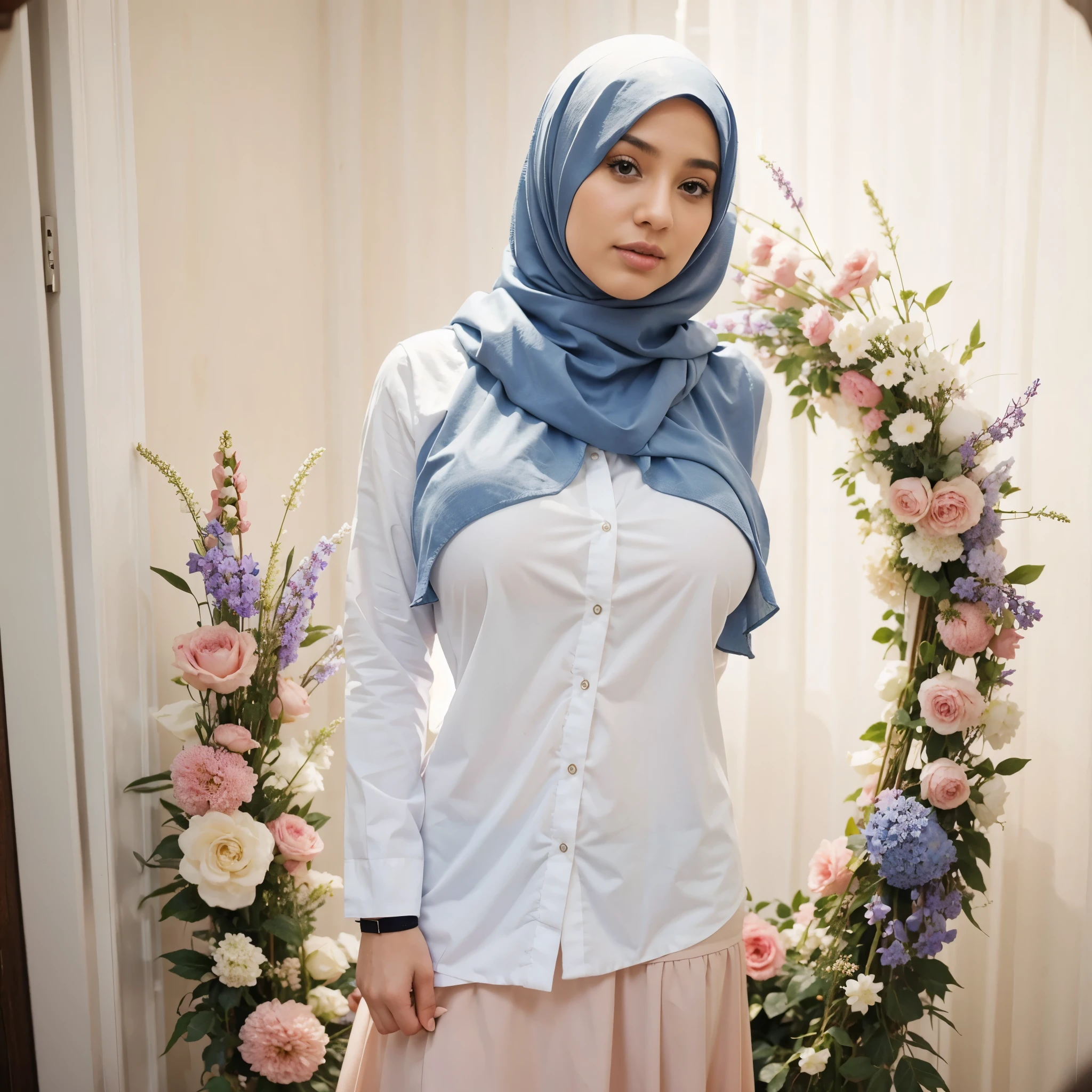 hijab big breasts
