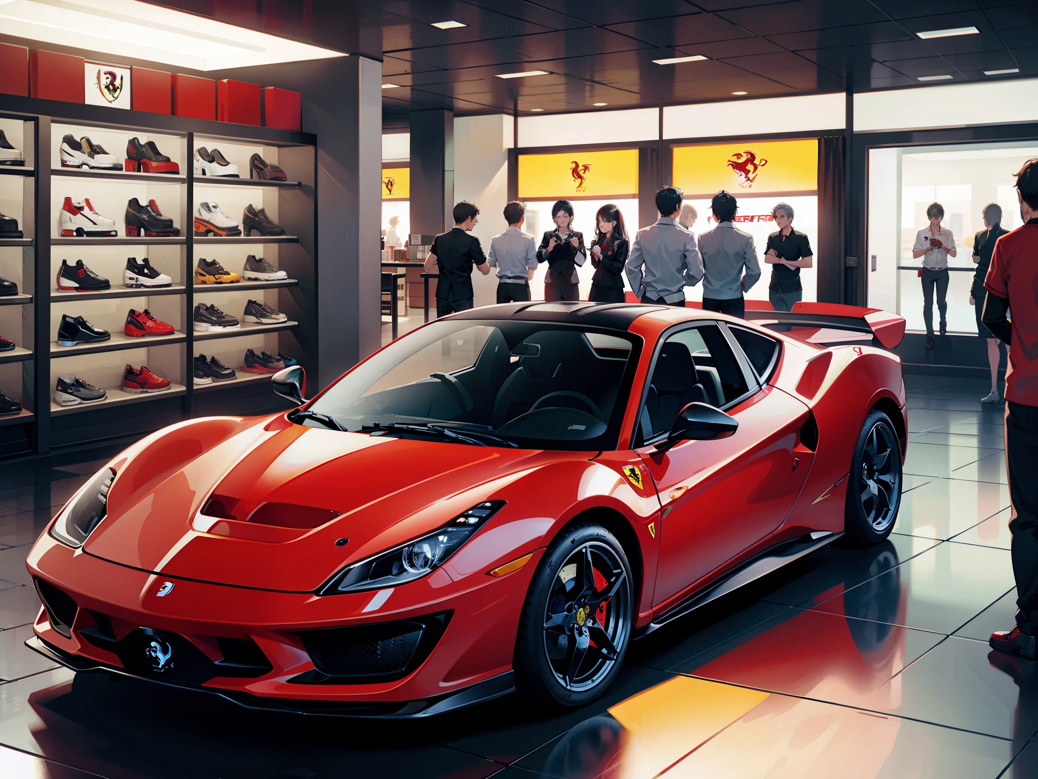 ferrari 4S store