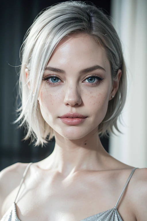 (((Kamera von hinten))), ((Elisha Cuthbert steht an Bord einer Yacht), ((very slim and tall woman)), ((white crochet dress)) (fotorealistisch), (Raytracing), (Kinobeleuchtung), (scharfer Fokus), natural and realistic skin textures, long white-blond hair, ((kleiner runder Hintern)), ((knackiger Po)), ((der Hintern steht im Fokus)), (she has many dark freckles on her face and torso)