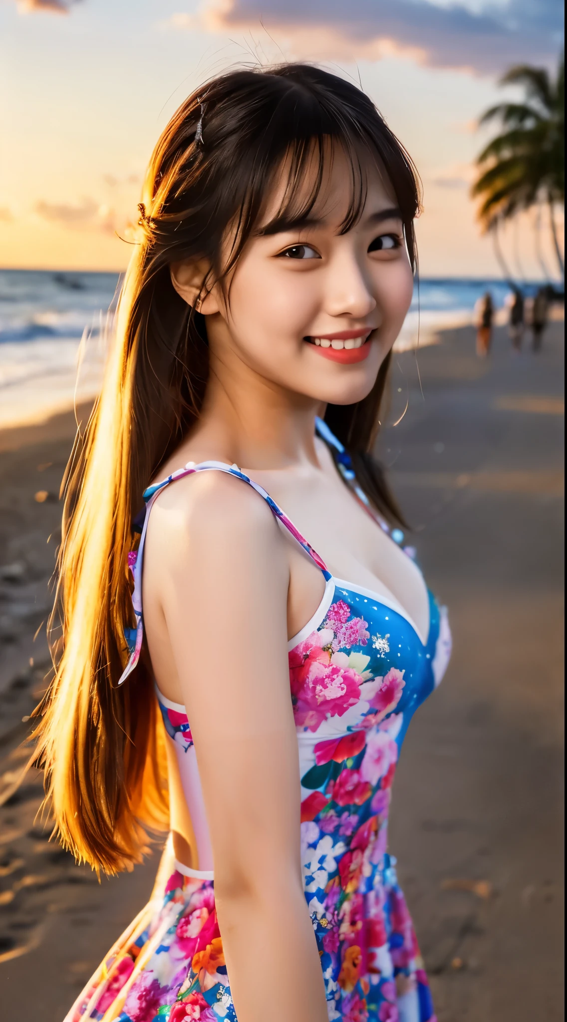 dress-like swimsuit, sparkling