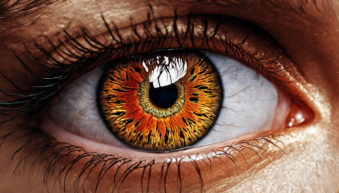 there is a close up of a person's eye with a butterfly on it, exotic eyes, highly realistic digital art, breathtaking look, hyperrealistic digital art, beautiful eye, hyperdetailed eyes, amazing digital art, photorealistic digital art, one reptilian eye, realistic digital art, ultra-detailed digital art, amazing detail digital art, ultra detailed digital art