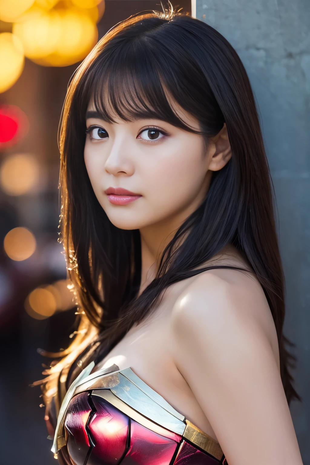 highest quality、8k、masterpiece、Completely naked、seductive pose、Front light、Detailed Background、highest quality、Complex、Surreal、Very detailed、1 girl、(Watching the audience、Symmetrical eyes、Beautiful Skin、Oily skin)、 Perfect hands、Detailed face、(Mid-chest、Beautifully erect nipples、Shaved、glossy lips、Brown eyes)、blush、light makeup、Beach、Are standing、The whole body is visible、Showing off one's private parts、Low Angle