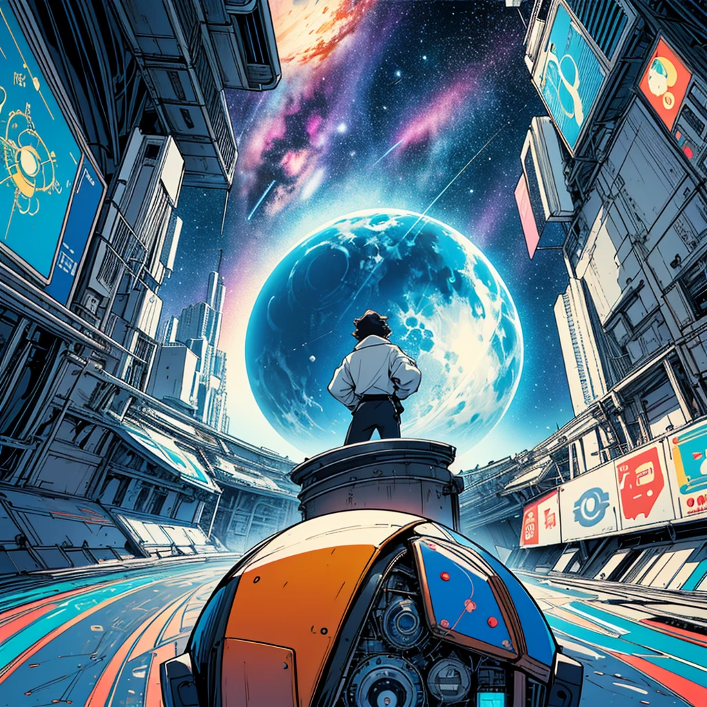 32k,highest quality,((completely alone)),(Perfect One Woman),60's,70's,80's,old movie posters,universe,retro,vintage,bauhaus,abstract,Space Thriller Movie Poster,Futuristic,shape,OK,propaganda,war,universe飛OK士,cosmos,galaxy,satellite,satellite,mechanical,Geometric pattern,流線shape,meteor,meteorite,nostalgia,metropolis,vaporwave,planet,