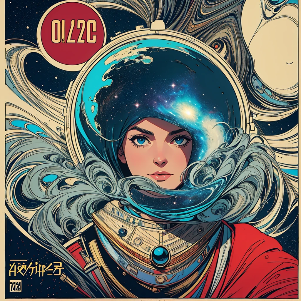 (((32k))),(((highest quality))),(universe),(Perfect One Woman),60's,70's,80's,((古い映画のposter)),retro,vintage,bauhaus,abstract,(スペーススリラー映画poster),Futuristic,shape,OK,cosmos,galaxy,satellite,mechanical,Geometric pattern,meteor,meteorite,planet,poster_white frame,