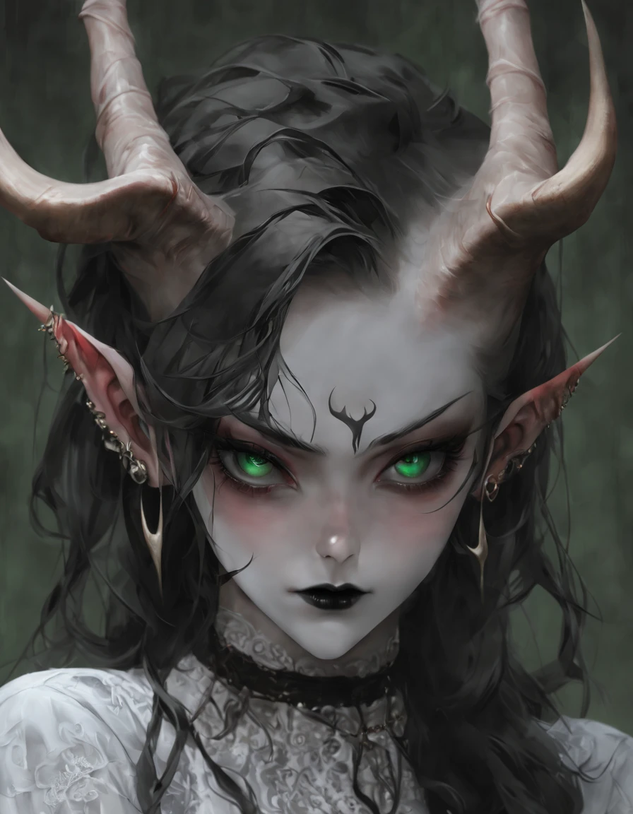Senhorita Natal, (((Cosmic Terror))), entidade mais velha, Christmas, female Cosmic Terror Christmas, horns goat, Miss Santa.