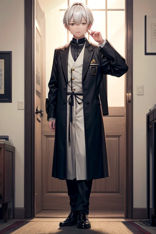 There is a small figure standing in front of the door, Neil:Automata 2b stills, Neil机械纪元太空飞船风格, Neil机械纪元截图, Neil自动机, Neil 2b, Neil, Neil自动机 concept art, Neil机械纪元概念艺术风格, 2b Neil自动机, Animated screenshots, Neil自动机