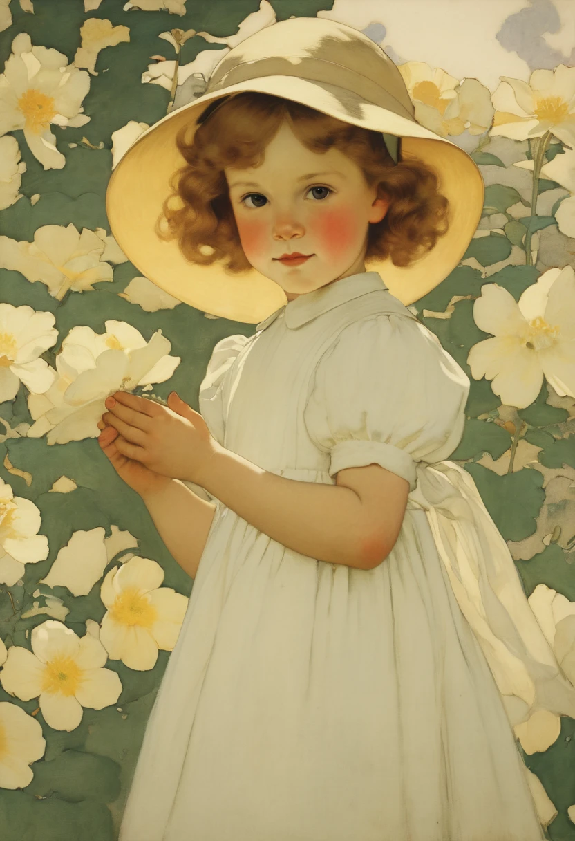 inspired by Jessie Willcox Smith, best quality, masterpiece, 8k