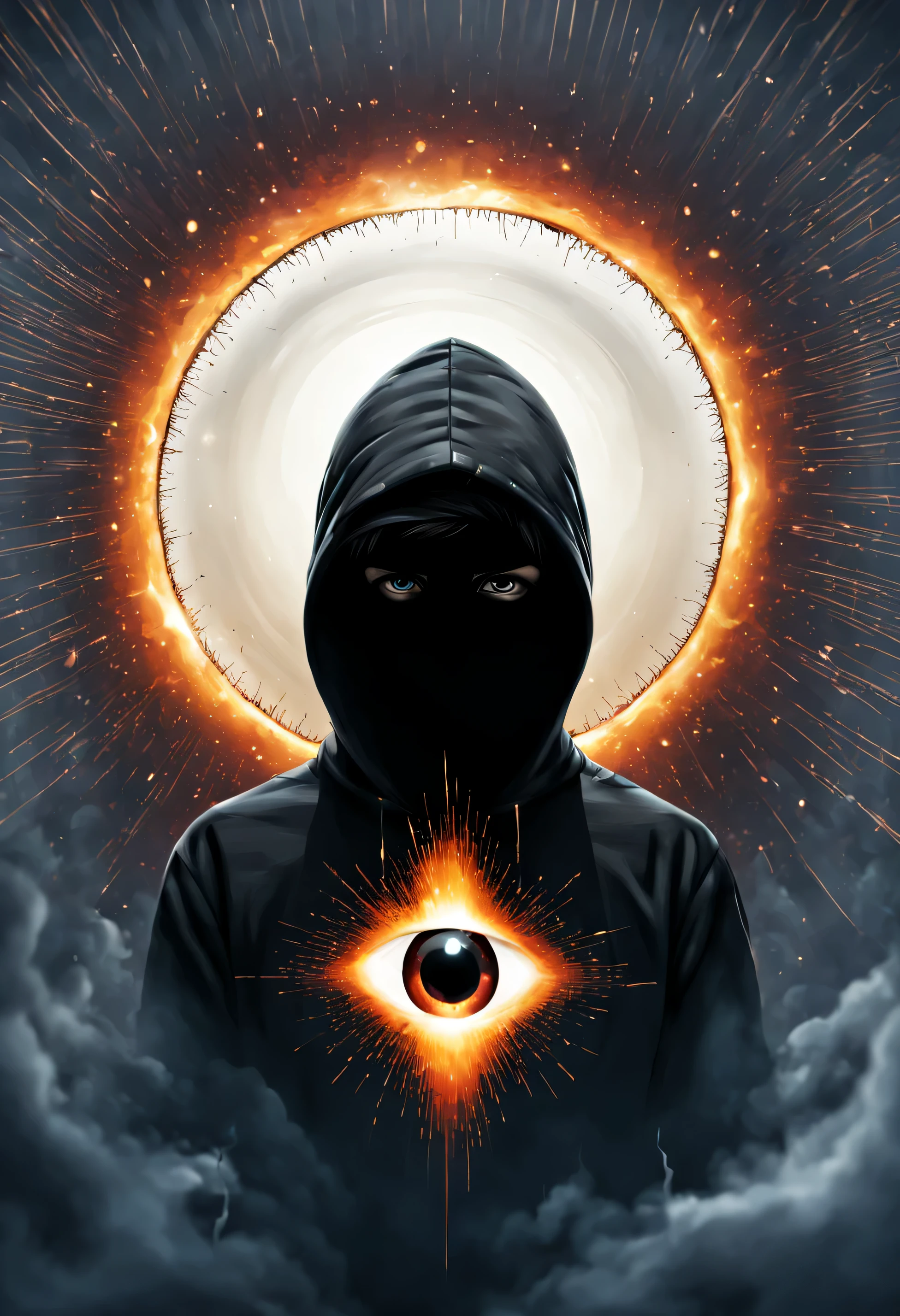 remove the face of a hacker and add a black hole