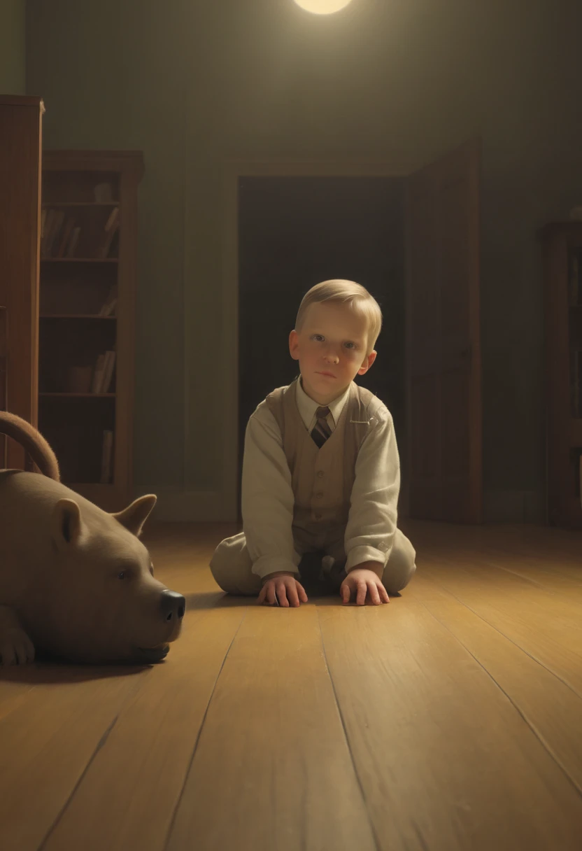 inspired by Chris Van Allsburg, best quality, masterpiece, 8k