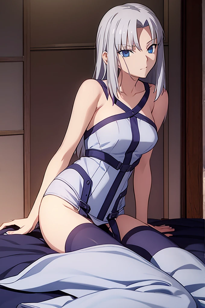 sexy girl silver hair