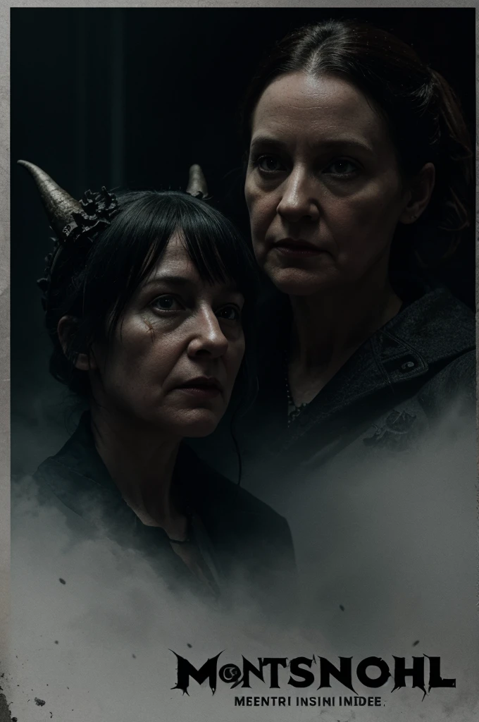 The poster for uhl & monster inside, in the style of intense, 32k uhd, dark and spooky themes, sony alpha a7 iii, cecilia beaux, meryl mcmaster,