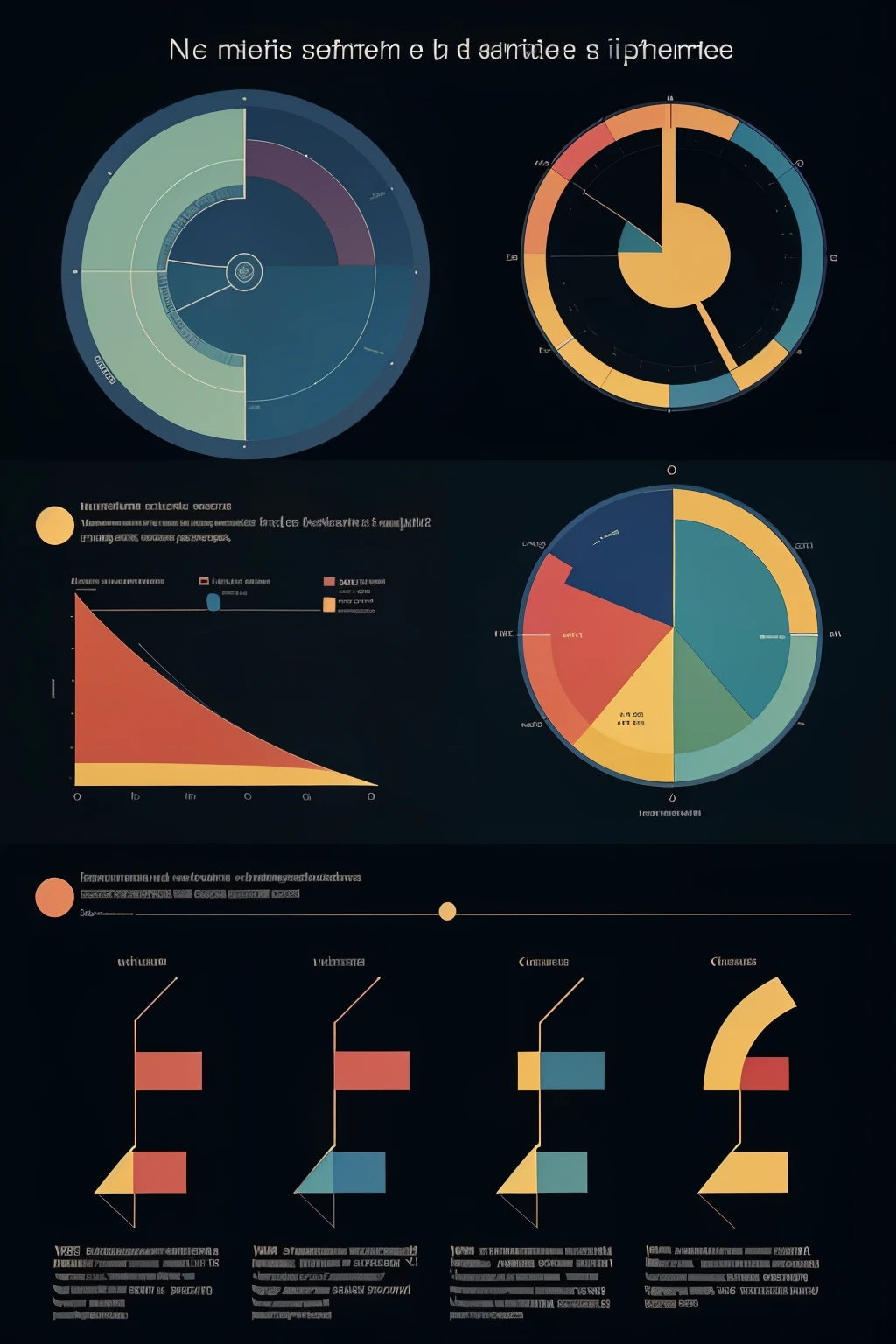 symboliser des diagrammes avec des chiffres, statistiques, aplats de couleurs, style cartographie ; pas de texte, pas de lettres