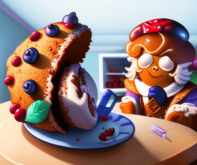 Gingerbread Blueberry Muffin eating Drug on Drug Market