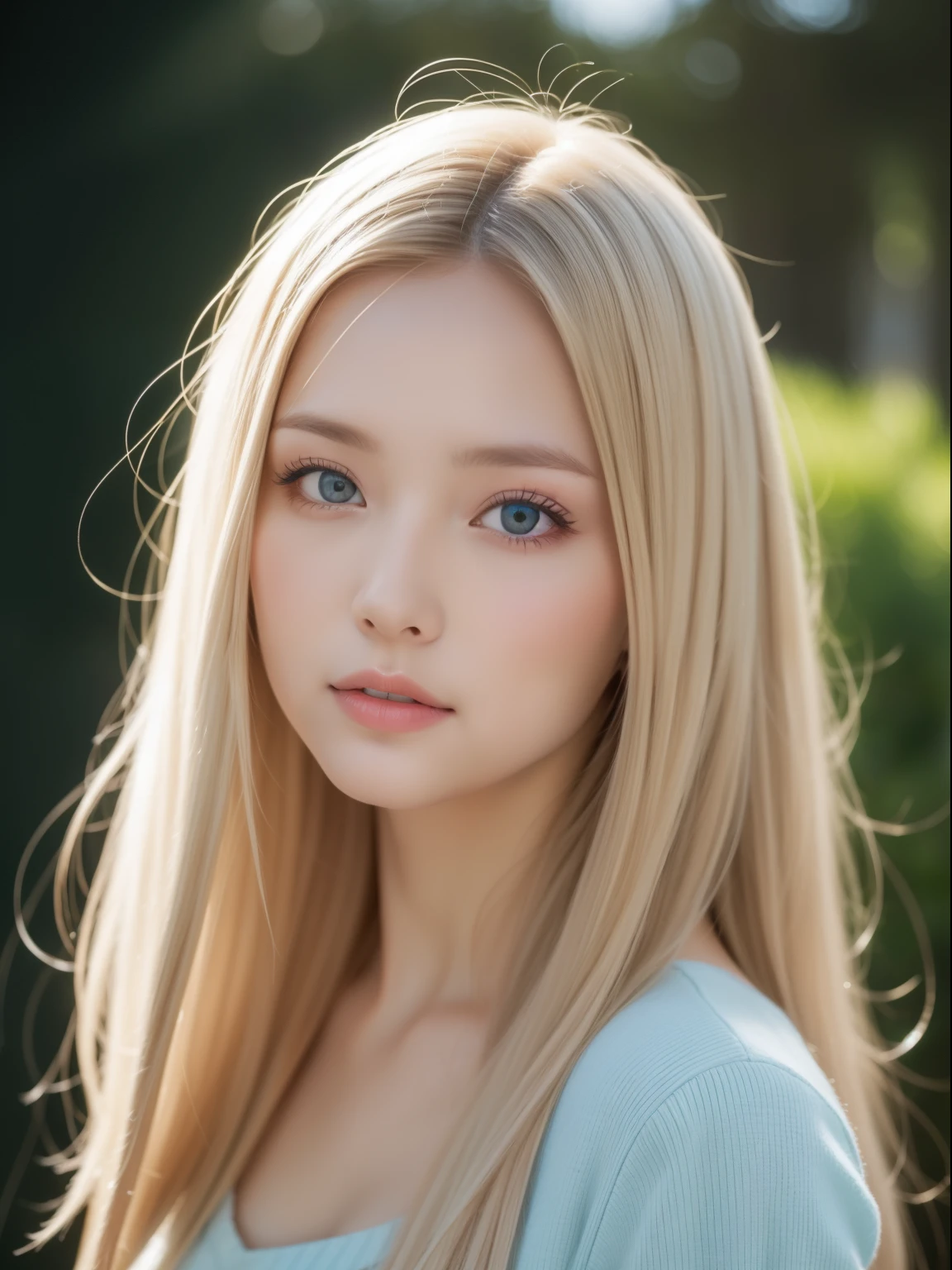 A woman of beauty in a fantastic space,, 98K, {{masterpiece}}, best quality, high quality:1.4), {{[[Front view}}, eye_tocar, varied pose)]], very pretty face, and very pretty eyes, Cute images, Beloved images, {{whole whole body}}, {{{{{{{{long legs}}}}}}}}, {{{{Slender sexy body}}}}, {{{{{{tall woman}}}}}}, {{Height 177cm}}, alone, beautiful, Beloved, Beloved, pale skin, {{German girl aged 18-22}}, look beautiful German girl and blue eyes or green eyes with platinum blonde hair color), Nordic German  girl, {{{{{{{{{{whole body}}}}}}}}}}, {{{{{{{{{{High_Heel}}}}}}}}}},
