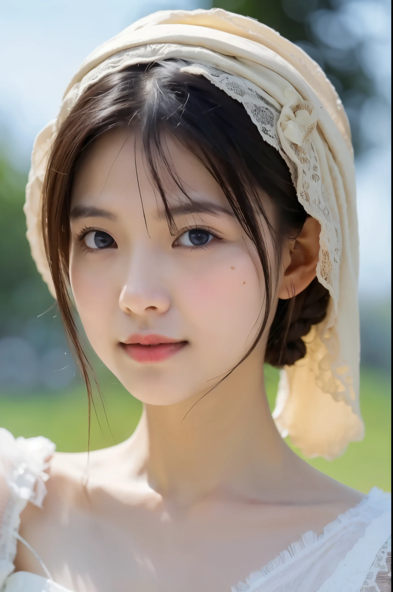 girl with necklace  