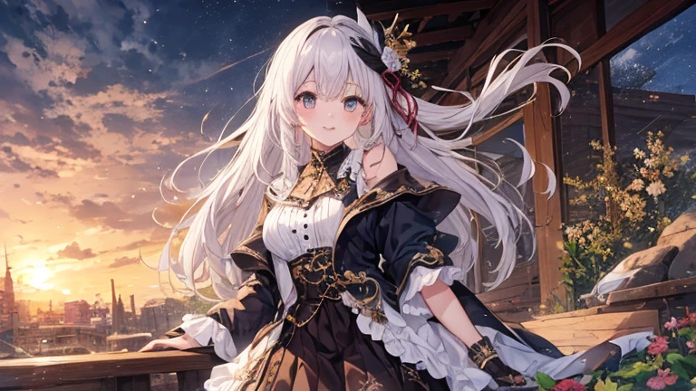 (muste piece:1.2, high quality),disorganized, High resolution, Super detailed, ,evening,Background and wind