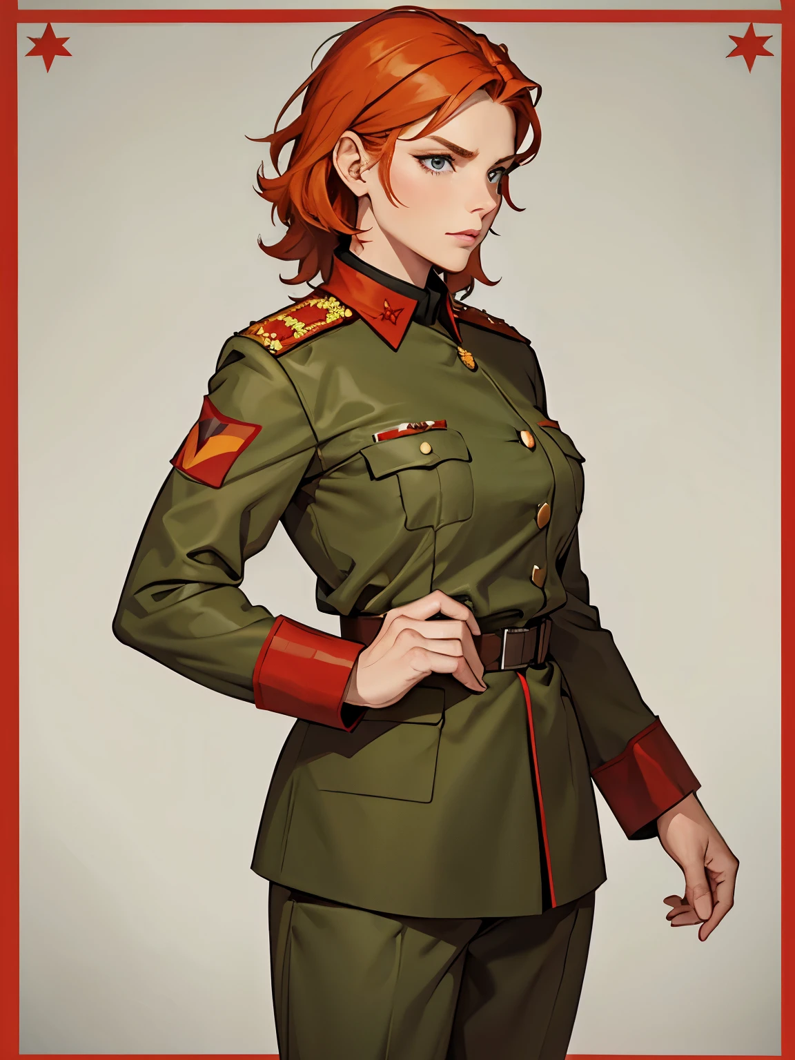 cocky badass arrogant offensive attitude of superiority female chav full hip hop baggy saggy military attire