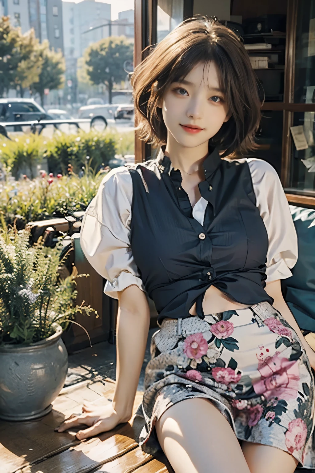 20yo woman, (masterpiece: 1.4), (8K, reality, original photo, best quality: 1.4), Japan, (1 girl), beautiful face, (Real faces: 1.4), (pink hair, short hair: 1.3), hairstyle, Realistic blue eyes, beautiful details eyes, (reality皮肤: 1.3), beautiful skin, Attractive, ultra high resolution, Super realistic, HD, golden ratio, (Detailed face: 1.4), (Japan演员: estuary), Sheer vest,粉色short hair,White透明,White,NSFW,big,big屁股强调,The nipple areola is clearly shaped,looking into camera,Sitting on the sofa,pubic shape is transparent and clear,posture(Bend your knees and legs open)