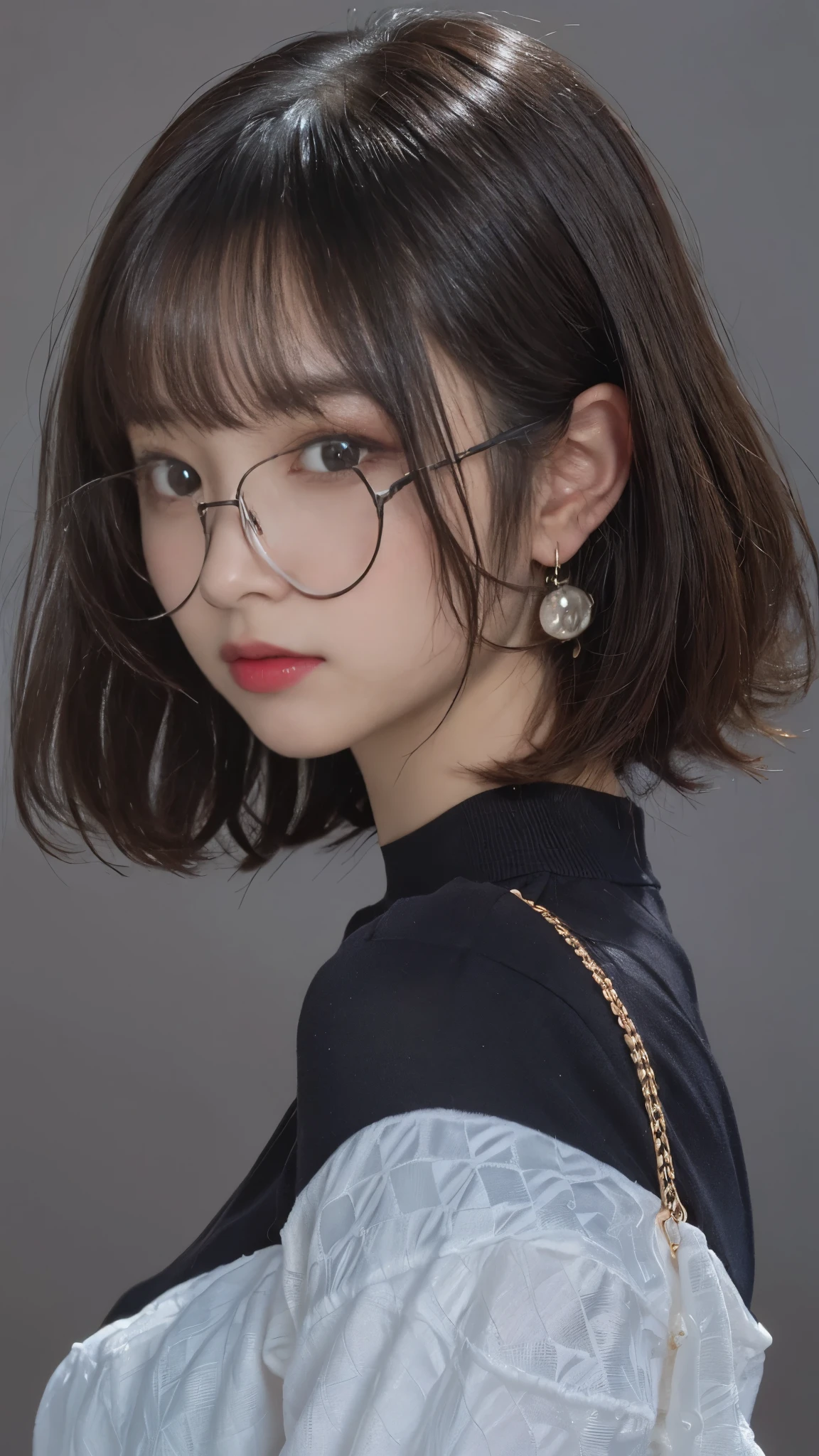 table top, highest quality, figure, super detailed, finely, High resolution, 8k wallpaper, 完璧なダイナミックな構figure, beautiful and fine eyes, woman&#39;s fashion fluffy winter clothes,medium hair,small breasts natural color lip, bold sexy pose、20 year old girl、cute、sexy shot looking at camera,RAW photo,anatomically correct body,blur the background,perfect and beautiful face,KPOP idol face,Slim face and body