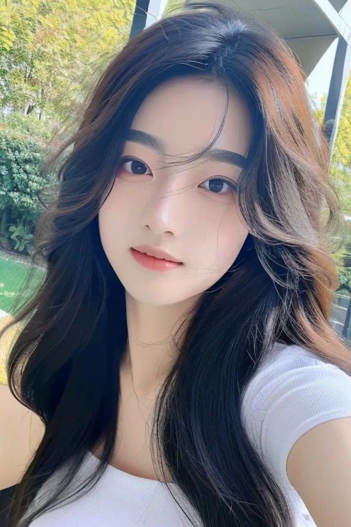 yazhou,(best quality:1.2),ultra highres,high quality,(realistic, photorealistic:1.4),1girl,solo,long hair,black eyes,upper body,(facing_viewer:1.2),looking at viewer,