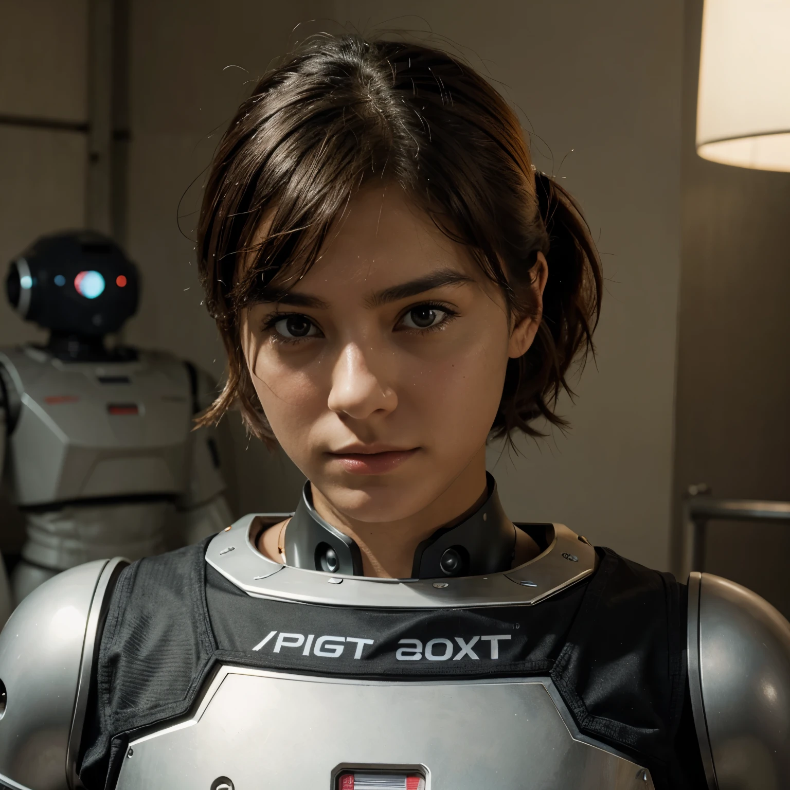 I want to make a character using my photo with that of a robot
