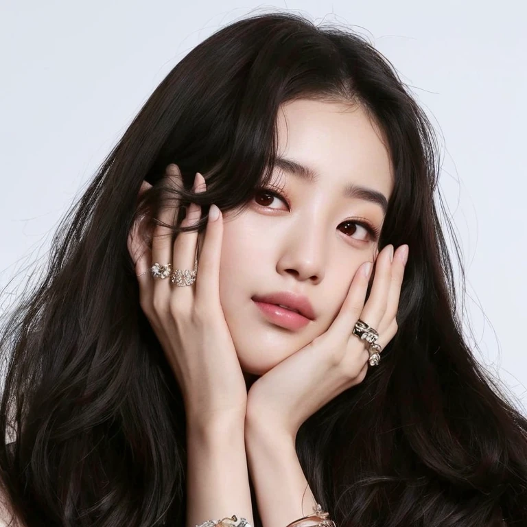Mujer rubia con pelo largo y un vestido blanco posando para una foto., una chica con cabello rubio, parque roseanne de blackpink, con pelo largo y rubio, hermosa mujer surcoreana, peinado de corte hime blanco, pelo largo y rubio y ojos grandes, pale skin curly blonde hair, muchacha coreana, hermosa joven coreana, con el pelo largo y blanco, heonhwa choe