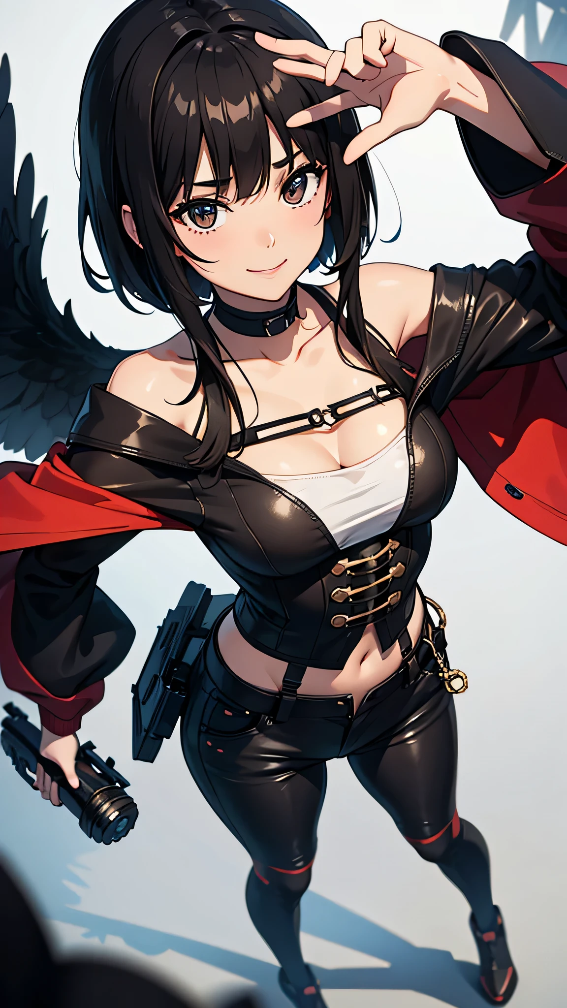 最high quality、best image quality、masterpiece、male((20th generation、 brown skin、thin、shortcut、black hair、smile)),high quality、beautiful art、background((white room)),debris flies、Depth of written boundary、movie、visual art、perfect art、8K,genuine