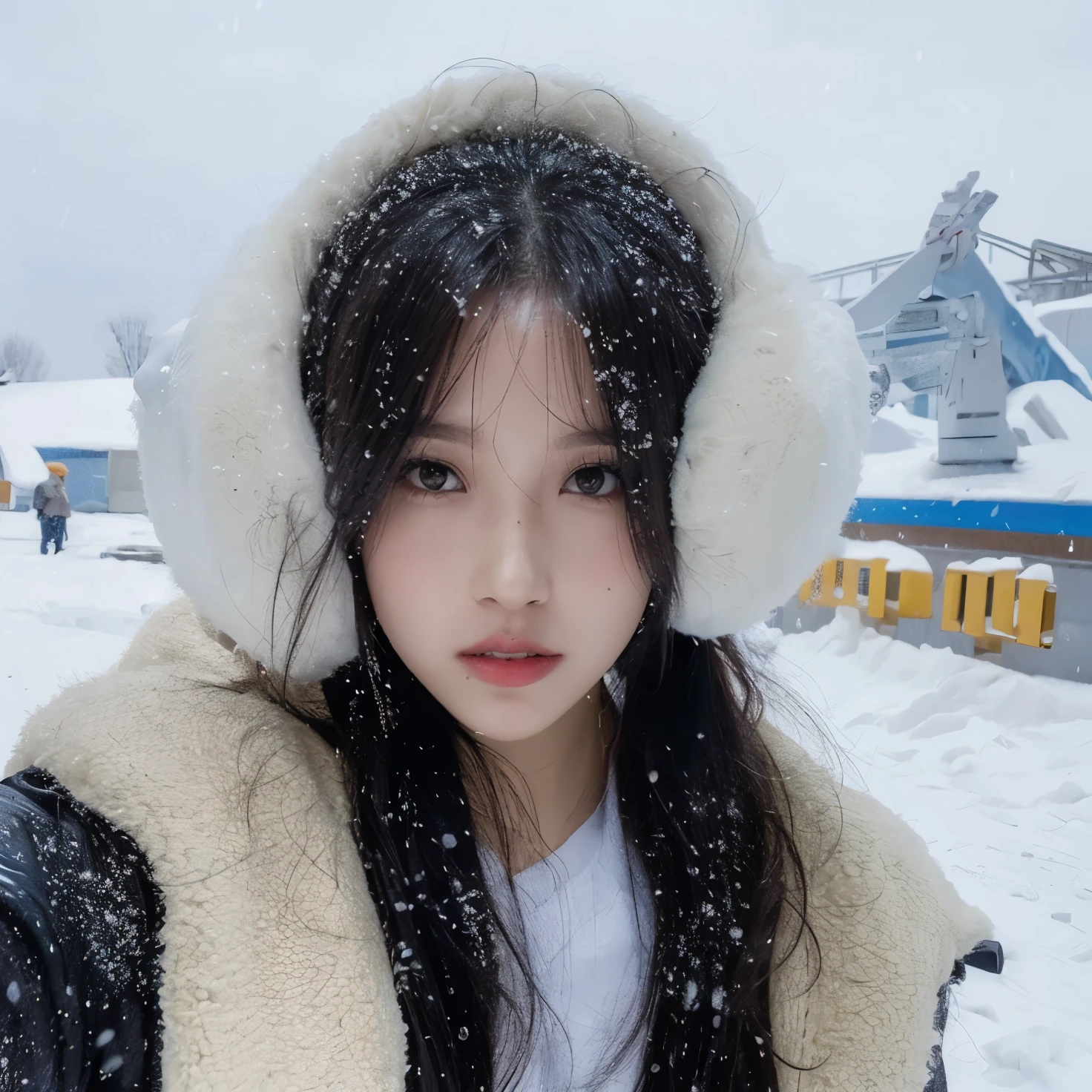 Myoui Mina de duas vezes cara, fotorrealista, ultra hd, 8k