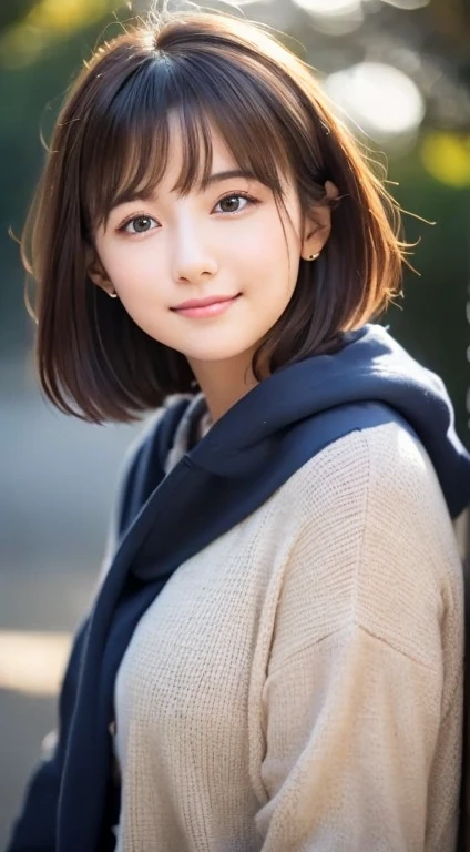 (highest quality,8K quality,masterpiece:1.3,),(ultra high resolution:1.3,Photoreal:1.4,RAW photo:1.2),(Super detailed:1.2,shiny skin,fine skin:1.1),(detailed face,perfect anatomy,caustics:1.2),on the lawn,sleep on your back,overhead view,,1 girl,cute,Japanese,22 years ago,Japanese ID,natural brown hair,Curl short hair outward,cute目,natural makeup,Winter attire,laughter,look at the camera,up on the face,face focus,professional lighting,natural soft light,small , Low position, Low - Angle