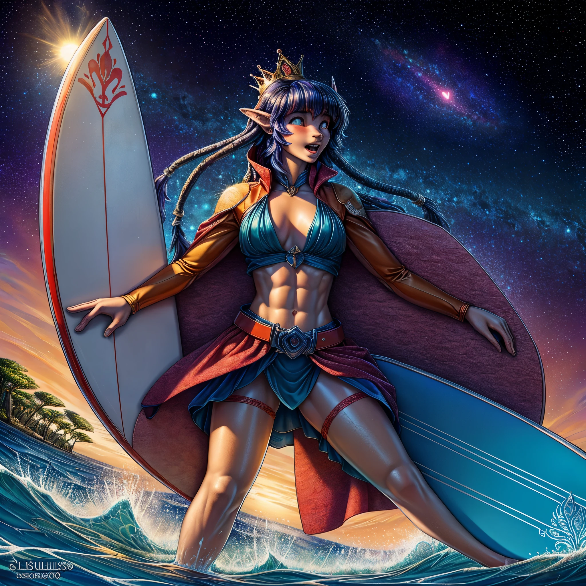 galaxy colorgalaxy stars spacious nebula starry_sky borealis Sunset Colorful SunRise panoramic sunshine Queen_Surf Surfing mounted_Surfboard mounted_wave_torus oasis UnrealEngine5 Ultra Masterpiece sailing_surfboarding Beach deep path Equirectangular_360 wave_fluent Ocean waves Sea storm Goddess beholder 🎈🍦🍹❤🔆🕡(😘👩🎀👗⚜👒🥿👡🩲💅)🎪🎢🎡🎠 Cinematic_sunlight war "Armada" contre-jours paddle_board "Heavy Metal" Devastating Will-o'-the-wisp iota pixie sprite "luis Royo" dazzling ride_surfing_wave_on-surfboard ride_flow Admiral Pilots jacket cow-boy flag Earth tsunami ultra_high-def ultra_Photo-realistic optimal ultra_high-quality opengl-shaders ultra_high-details accurate reflex ultra_high-res perfection volumetric lightning improved Octane_rendues UHD XT3 DSLR HDR 3dcg analogiques extatiques symmetrical ((athletic Diva african body tanmed skin dreads bangs suave cheekbones effects embarrassed glushes dark saphirs ultra gorgeous (Bright epic eyes, Bright epic eyes) beautiful eyes black lazulis turquoise open mouth teeth obvious smile choke Floating Jacket Eccentric Cape Levitating Shoulders-Off Shirt Lace Clavicles White Papillotes embroidered reveal leathers  satin livid yellow orange corsait thick felt skirts matching bristles ample swinging spinels navel waist heavy_belt revealing heart padlock silver agate  scarlet pubis-hairy indigo bristles silk Snap-lock tin gold garters thighs legs)) onyx rubis summon milkweed floraison invoque viceroy magic incandescente creature CGSCOSITY butterfly Cristallines Monarch wings sundrop flash blow glow opale straight chrome flat lava bands population Tourmaline plasma "Niagara Falls" hearth glass mirror monster Fire Blast Flame saturate luminescence backlight shadow Chef-D' tattoo Bruce_Weber    varied multi etc. --s 1000 --c 20 --q 20 --chaos 100