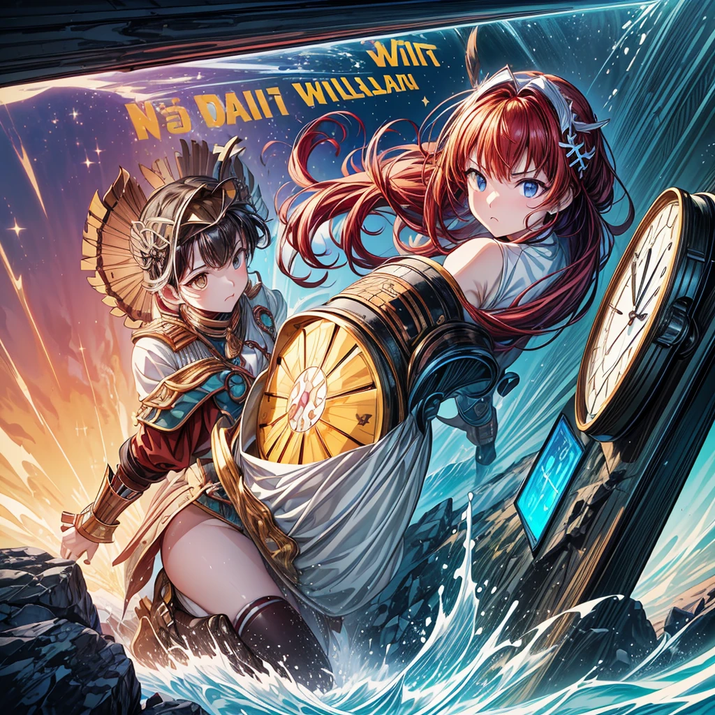 Masterpiece, High-Quality, High-Resolution, Anime Style, Bright Main Colors, Normal Camera Angle, Full-body Subject, a cool gilrl, (get wild, self control, BEYOND THE TIME, SEVEN DAYS WAR:1.5), Richly drawn and ultra-detailed