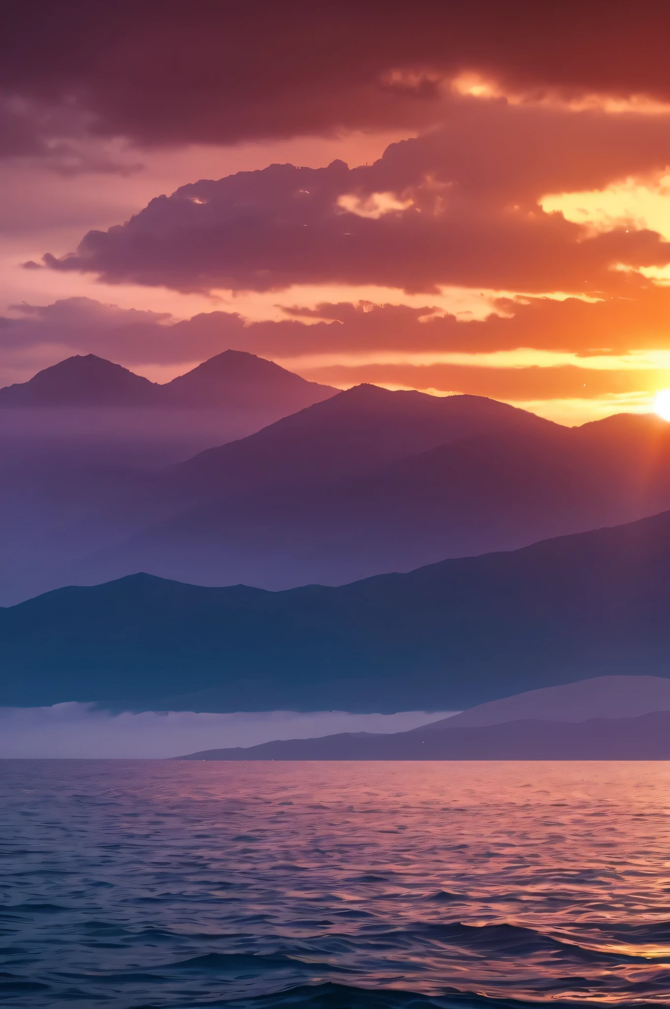 An abstract architectural structure emerges from the shimmering sea. The structure features intricate geometric patterns that contrast with the smooth surface of the water. Towering mountains surround the scene, their majestic peaks reaching towards the sky. The ground beneath is covered in a mosaic of vibrant colors, showcasing the diversity of nature. As the sun sets in the horizon, casting a warm glow across the landscape, a dreamlike atmosphere envelops the entire scene. The interplay of light and shadow adds depth and dimension, while the colors become more saturated and intense. The scene evokes a sense of wonder and awe, inviting viewers to explore the limitless possibilities of the imagination.
(prompt: "sea, mountains, abstract architecture, ground, sunset, dreamlike",
tags: "architectural masterpiece, vibrant colors, surreal, majestic mountains, shimmering sea, enchanting sunset, abstract design, dream-like atmosphere, interplay of light and shadow, limitless imagination")