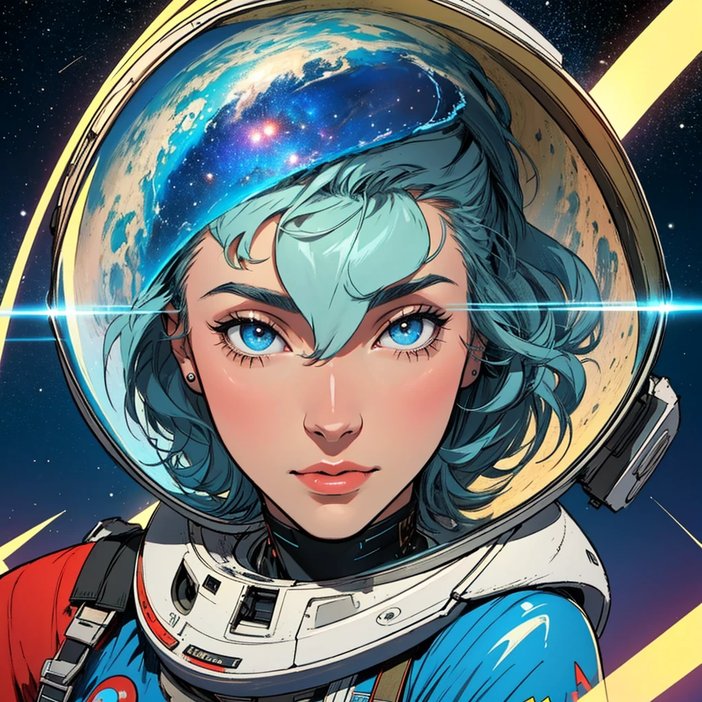 (((32k))),(((highest quality))),(Perfect One Woman),60's,70's,80's,old movie posters,retro,vintage,bauhaus,abstract,Space Thriller Movie Poster,Futuristic,shape,OK,cosmos,galaxy,satellite,mechanical,Geometric pattern,meteor,meteorite,planet,very delicate,宇宙飛OK士,Milky Way,