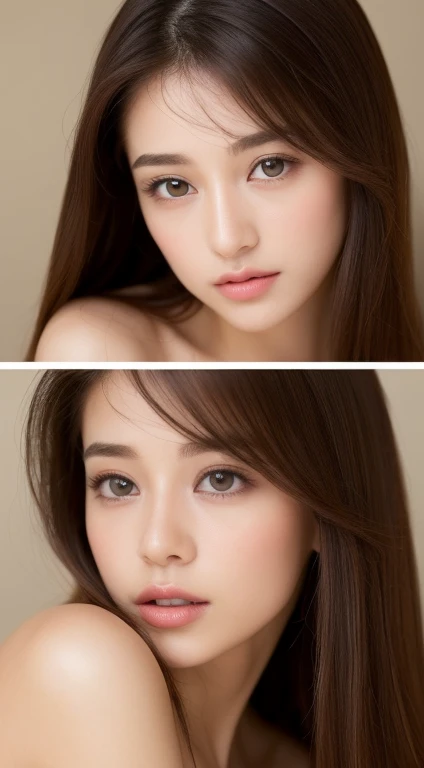 ((best quality, 8ก, Masterpiece :1.3)), Sharp focus :1.2, womanสวยกับจมูกบาร์บี้ที่สมบูรณ์แบบ :1.4, right :1.2, ((dark brown hair :1.2)), (natural light, photo studio:1.1), Highly detailed facial and skin textures, Detailed eyes, Double eyelidsfull body,European Brazilian girl with a very beautiful face, Like a beauty queen.... Put your hands on your hair..., Looks beautiful..., Take nude photos. The genitals can be clearly seen...,The breasts are perfectly proportioned.... Semen flows from the mouth..., Semen on the body, open legs, And use your fingers to damage the genitals.... lying on the bed, Waiting for sex with a young man. The most realistic details,((best quality, 10, Masterpiece :1.3)), woman, 1 girl,18 years old., Just big breasts... :1.3, (, Slender figure :1.2), dark brown hair, ,full body, Extraordinarily detailed face, detailed lips, Detailed eyes, Double eyelids