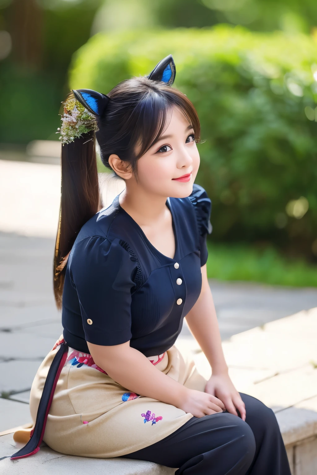 smart,Bulging cheeks、female、Beautiful tail、chipmunk、real、Realistic