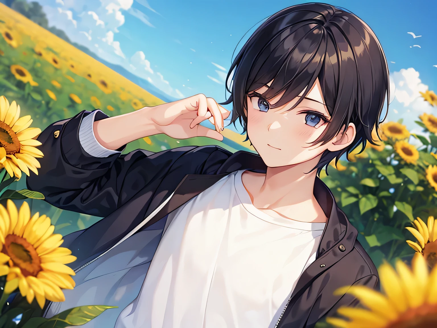 little boy'S avatar is sunny and handsome