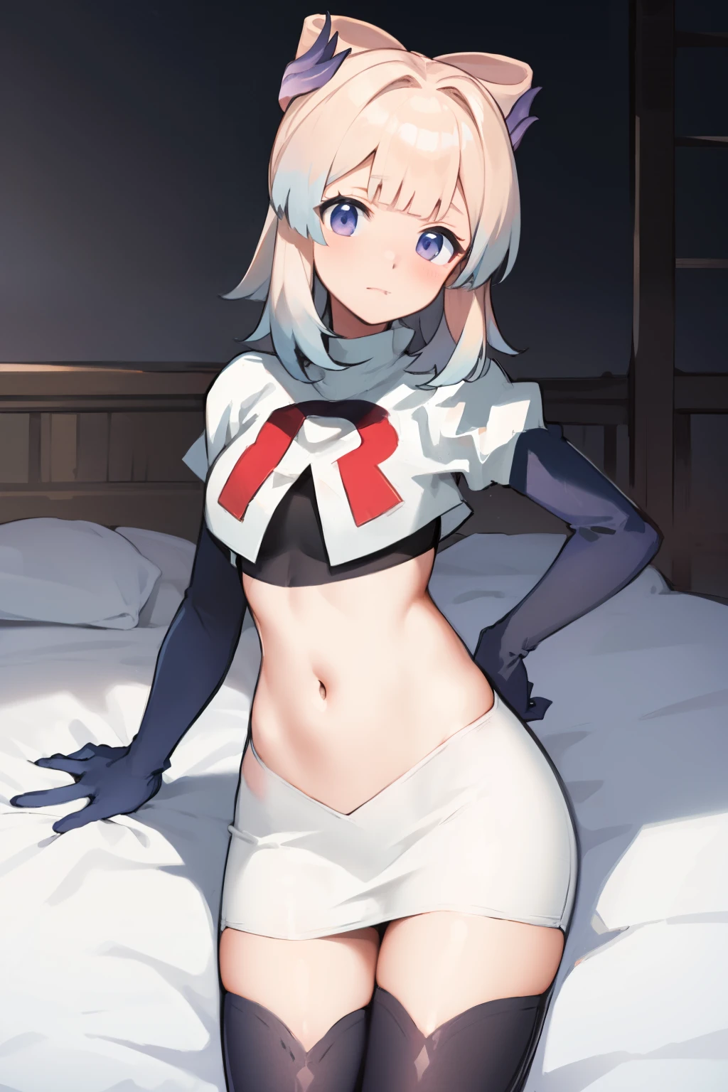 1 girl, (masterpiece:1.2, best quality), (1lady, solo, upper body:1.2), buzz cut hair style with white hair, brilliant blue beautiful eyes,    (stare at viewer with stern eyes:1.5),(bitting own lip:1.1),(angry:0.9),nose blush,(shamefull:1.2), surprised, having sex, missionary position, spread legs, legs up, cum in pussy, saliva, crying
