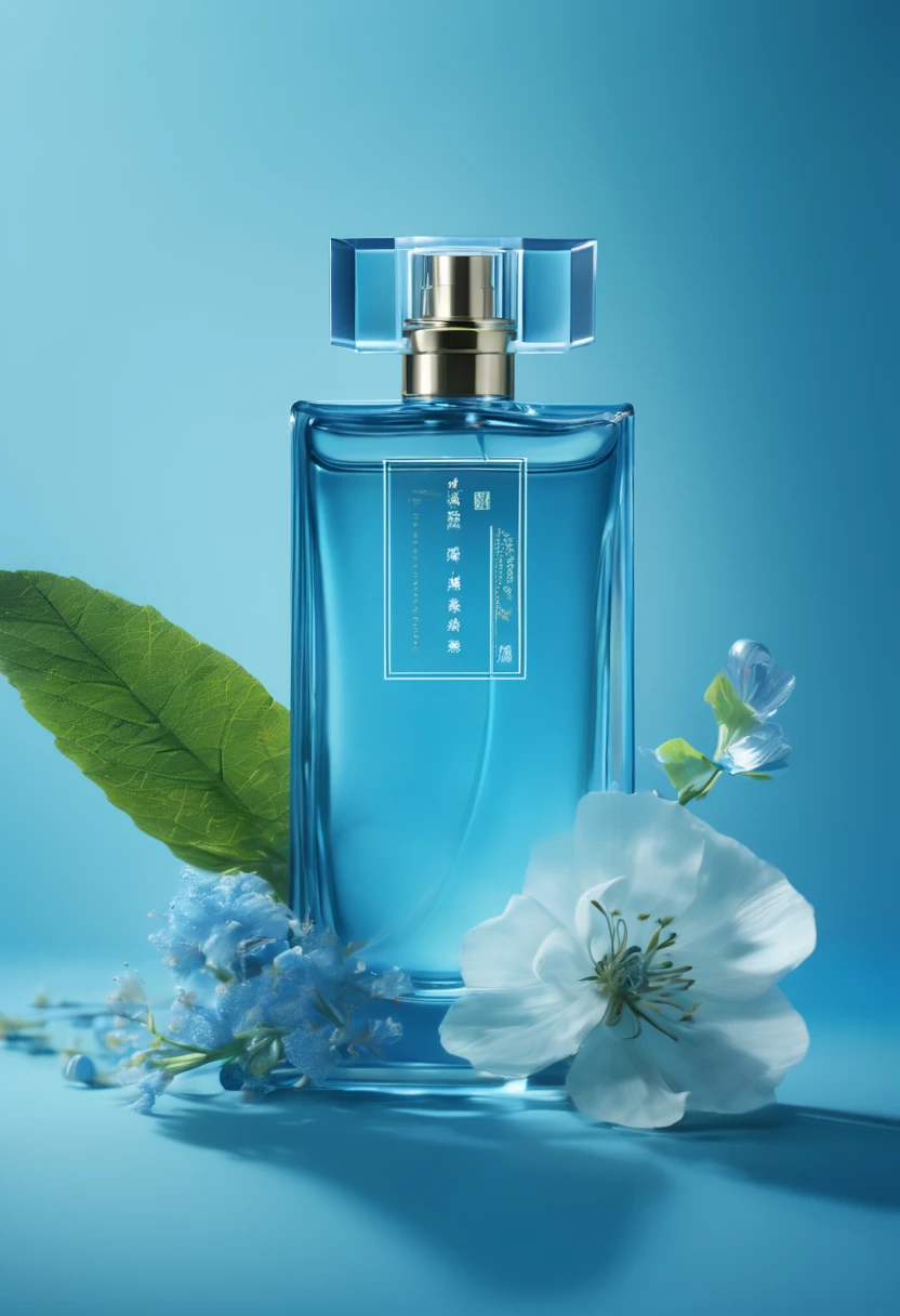 lan perfume speak to nature vol01, in the style of qiu shengxian, cyan
and blue, realistic yet romantic, voluminous mass, environmental awareness, voigtlander
brilliant, 1st version