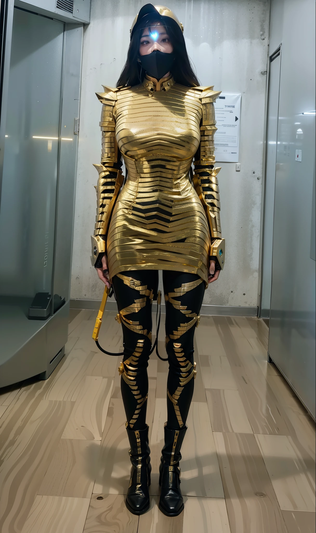 best quality,gold jewelry,Fairy skin,(Every time :1.2),Everlasting,super detailed,actual,high quality,light,Ray tracing,ultra high definition,upper part of body, Future Iron Man mecha，shooting，battery，Launching equipment，Large-caliber artillery，Ros Tran 8K，Mecha Cyber Armor Girl,Wearing a cyberpunk stamina helmet，Wearing a glowing space helmet，High-tech motorcycle helmet，There is a breathing light on the body，The armor of the future shines，Armed electromagnetic gun，Mecha style，